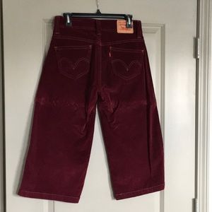 Levi corduroy gauchos!!